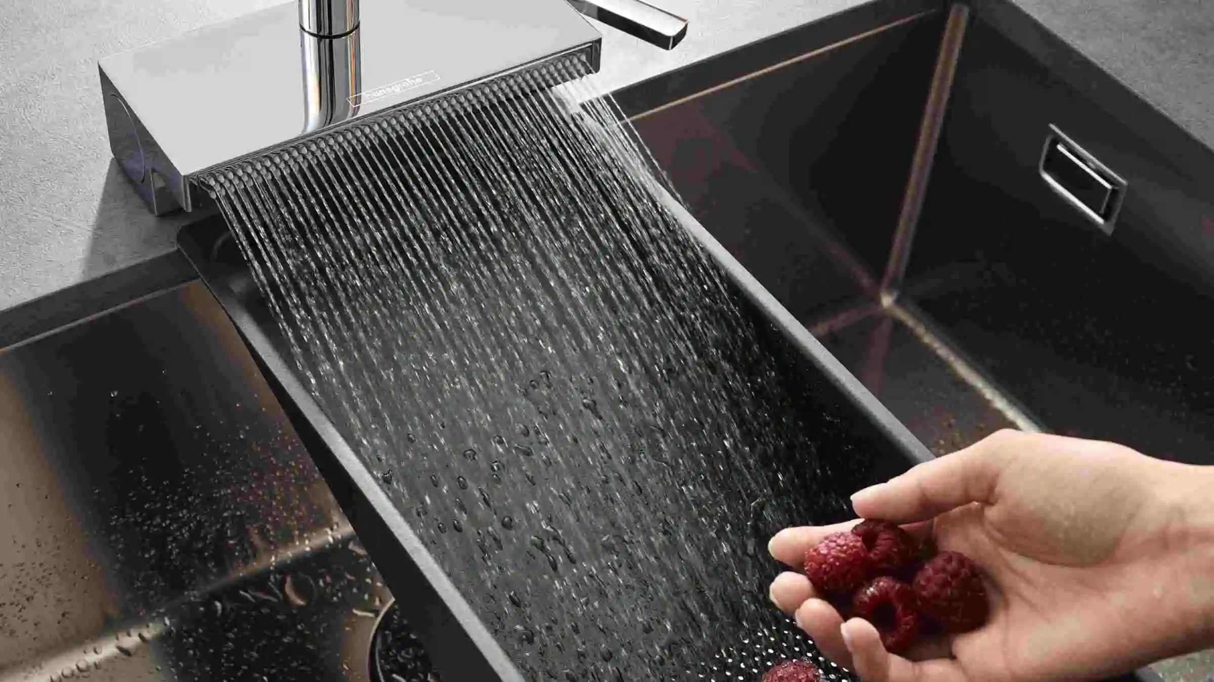 HANSGROHE شیرآلات مدل SatinFlowSpray