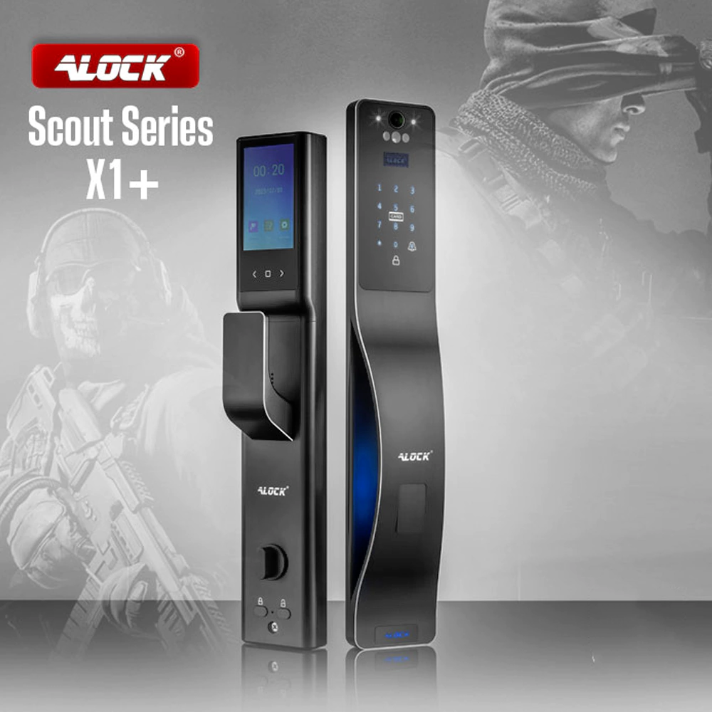 قفل اثر انگشتی و دستگیره تشخیص چهره ALOCK مدل Scout series (X1+)