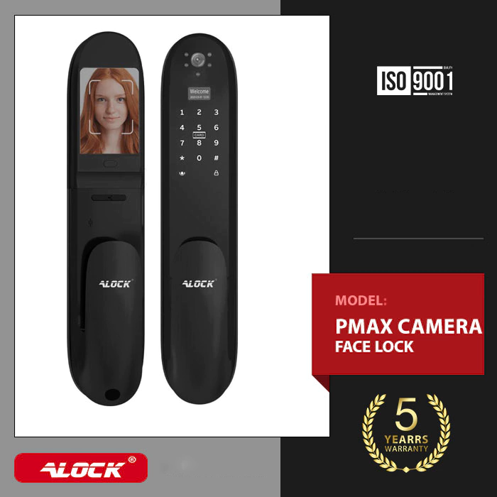 دستگیره چشمی دار و قفل اثر انگشتی دیجیتال ALOCK مدل Pmax Camera