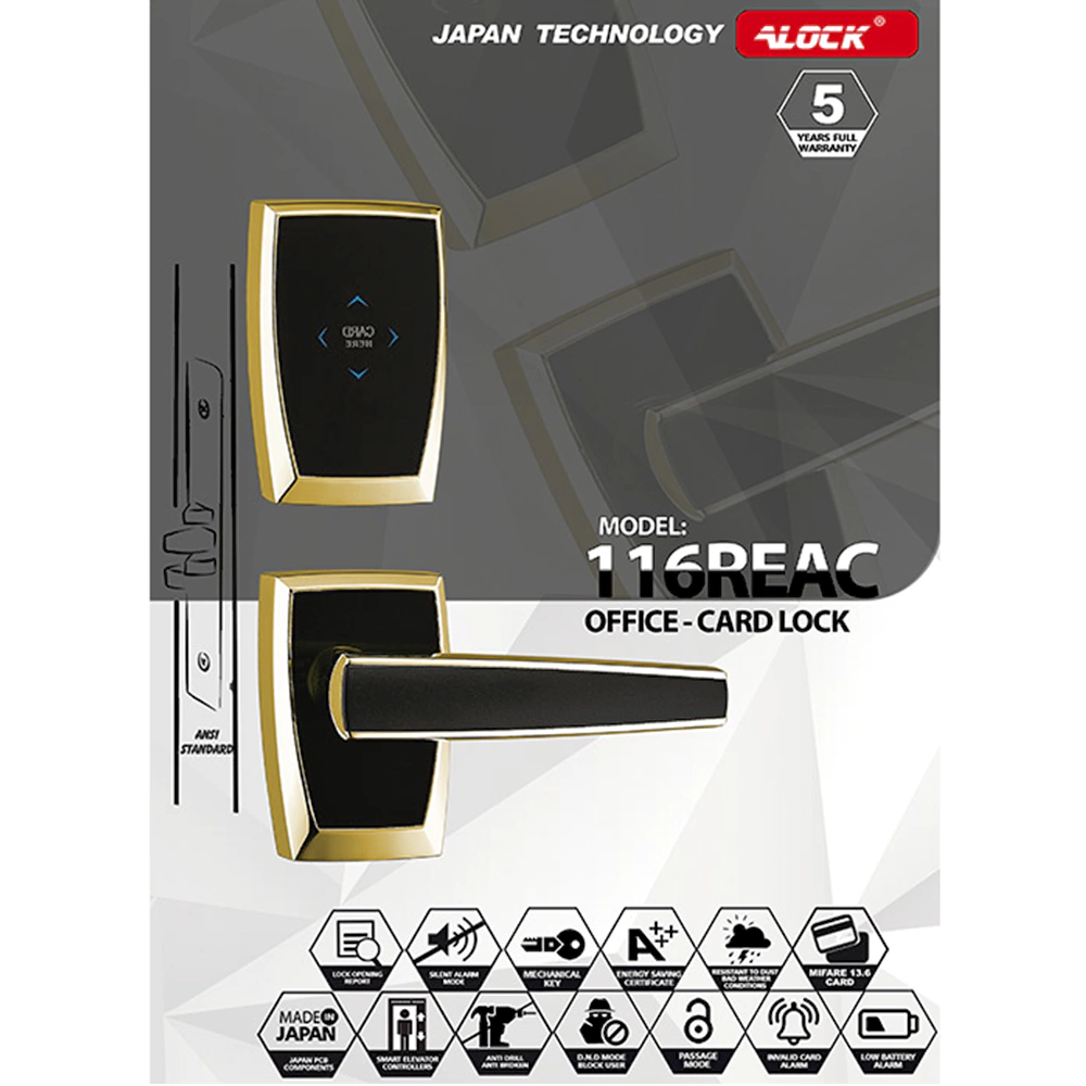 دستگیره کارتی ALOCK مدل 116REAC