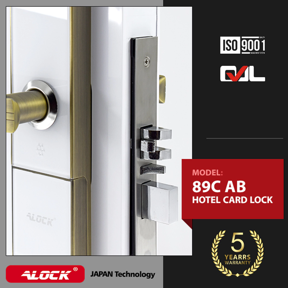 دستگیره کارتی هتلی ALOCK مدل (آفلاین) 89C AB