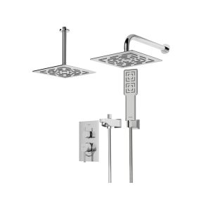 شیر حمام توکار شودر Shouder مدل رومر BRASS - تیپ چهارjpg