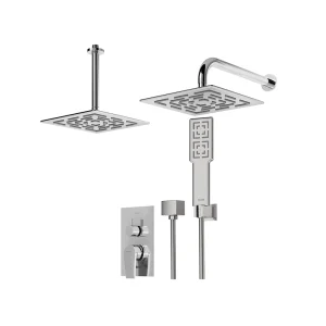 شیر حمام توکار شودر Shouder مدل رومر پلاس BRASS – تیپ سه