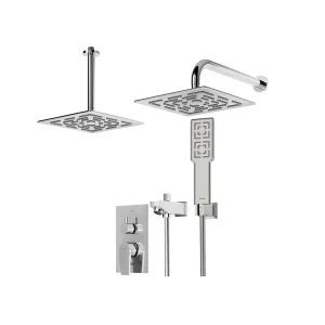 شیر حمام توکار شودر Shouder مدل رومر پلاس BRASS – تیپ چهار
