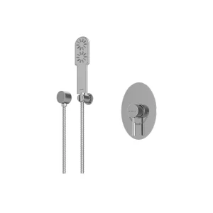 شیر حمام توکار شودر Shouder مدل روگن BRASS - تیپ دو