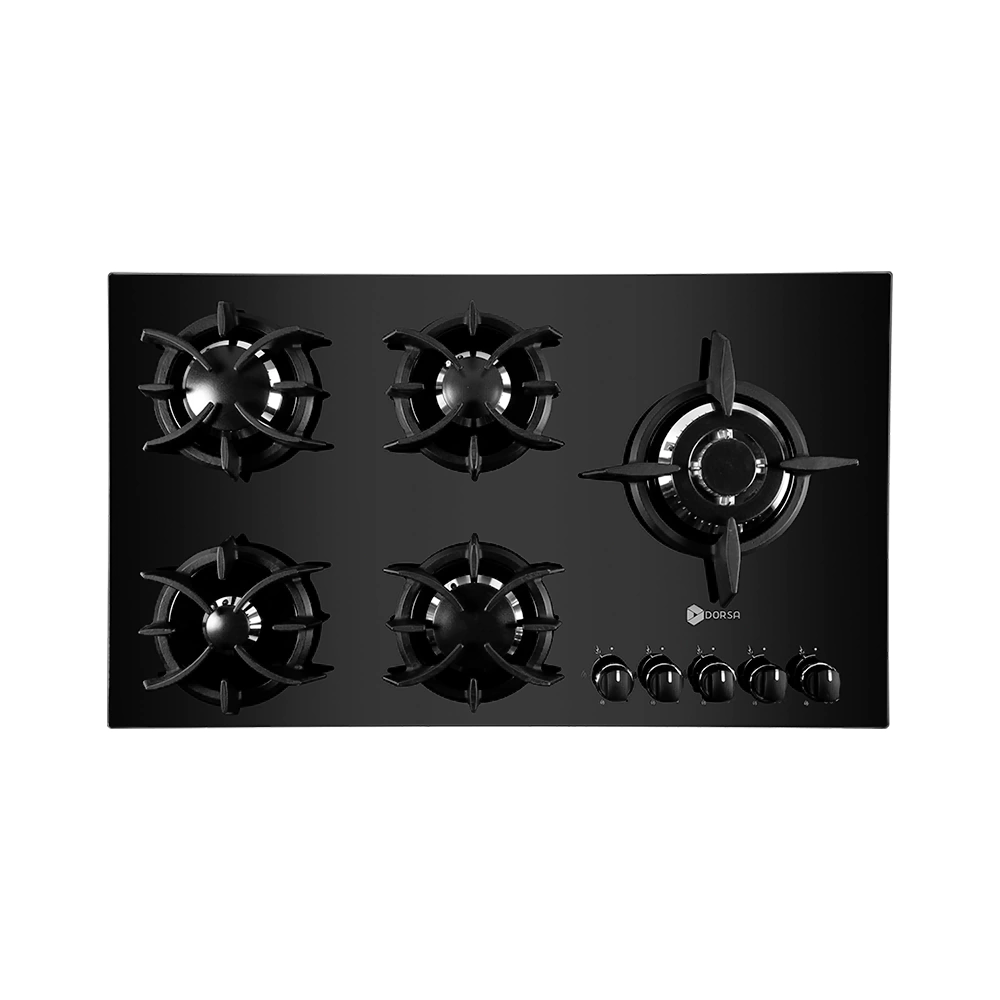 اجاق گاز شیشه ای درسا مدل DG2115-5R-عکس1