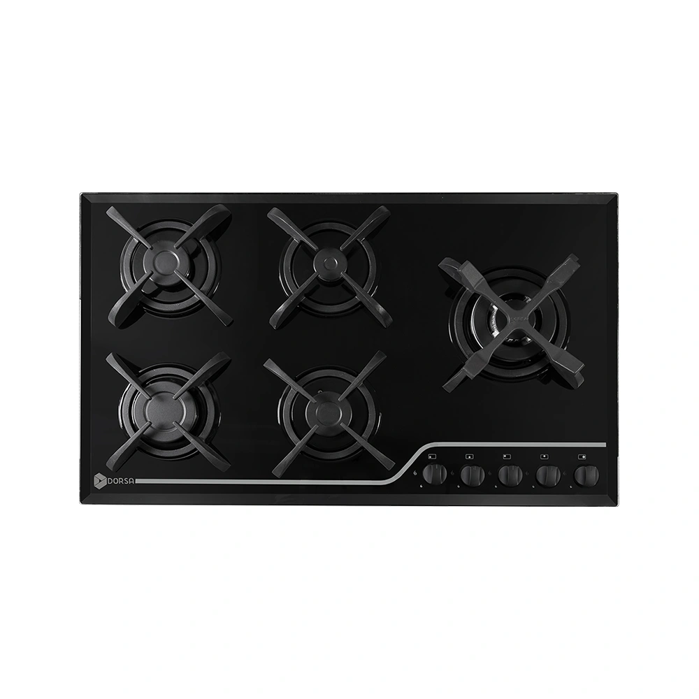 اجاق گاز شیشه ای درسا مدل روژین DG2102-5R-عکس1
